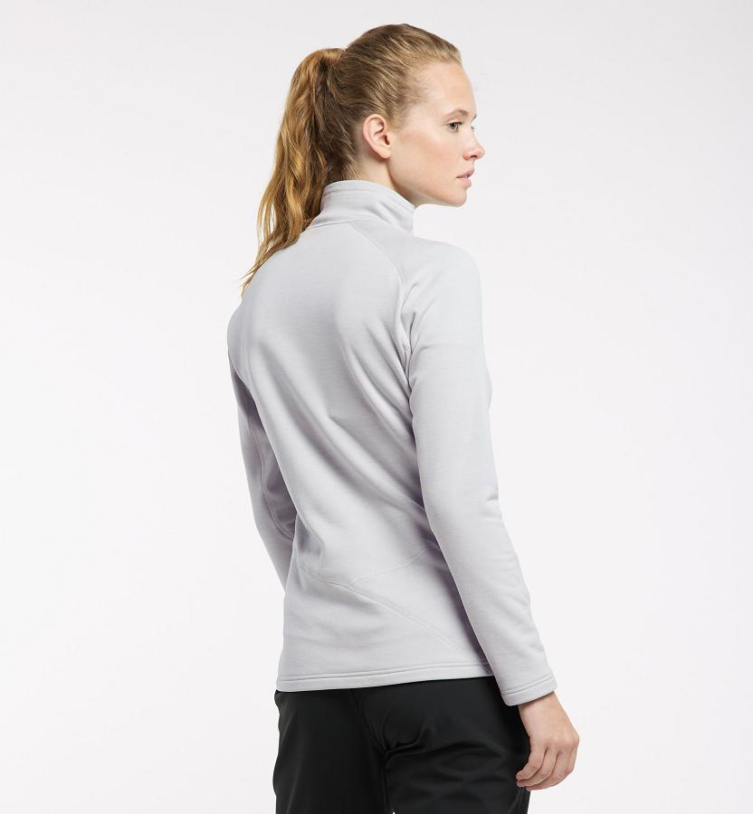 Haglöfs Womens Heron Fleece Grey New Zealand 56143SEKG